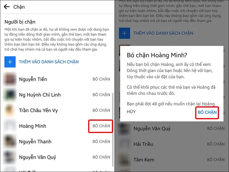 Cách bỏ chặn Facebook trên điện thoại, máy tính đơn giản