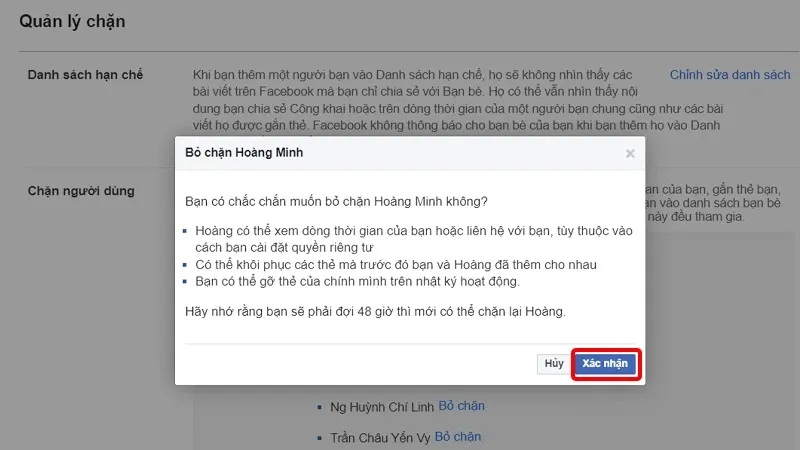 Cách bỏ chặn Facebook trên điện thoại, máy tính đơn giản