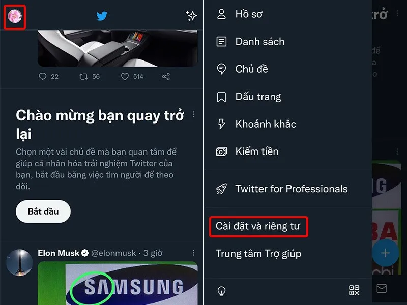 Cách bỏ chặn người dùng Twitter bằng điện thoại, máy tính cực dễ