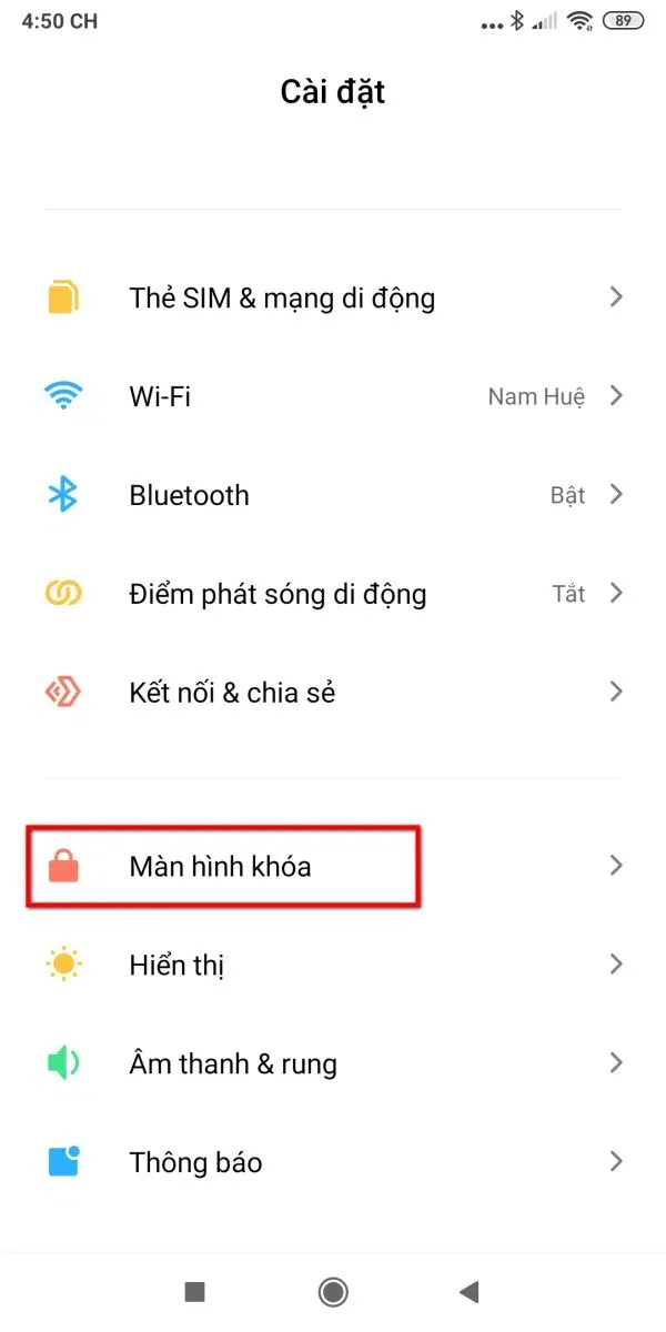 Cách cài đặt thời gian tắt màn hình điện thoại Android