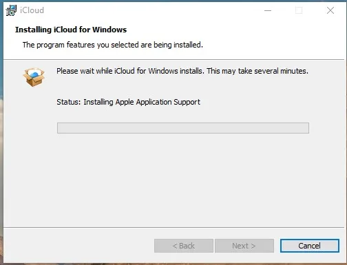 Cách cài iCloud PC trên hệ điều hành Windows