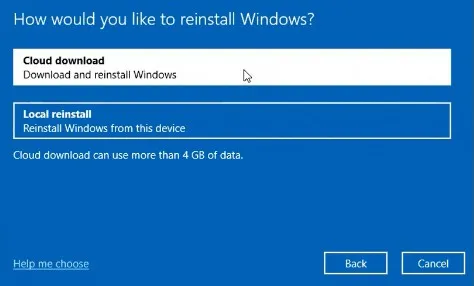 Cách cài Windows 10 từ internet