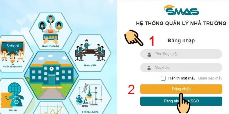 Cách cấp lại mật khẩu SMAS cho giáo viên trên máy tính