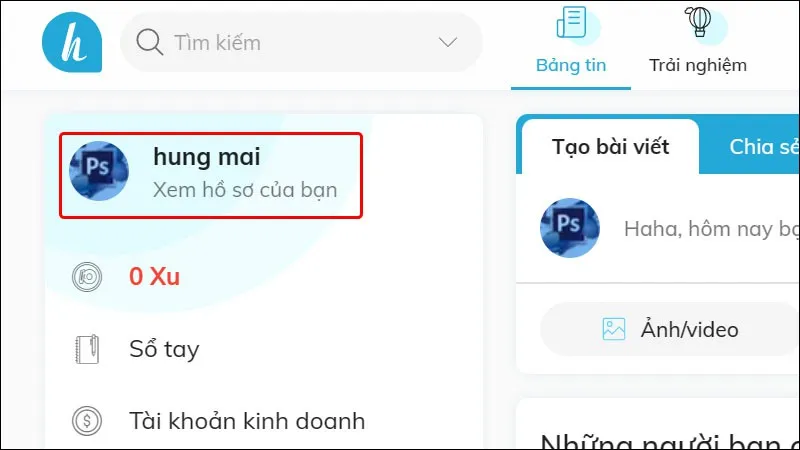 Cách cập nhật ảnh đại diện Hahalolo trên điện thoại, máy tính vô cùng đơn giản