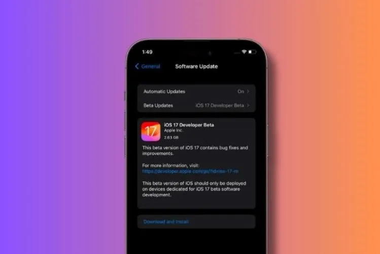 Cách cập nhật iOS 17 Beta phiên bản Developer trên iPhone cực dễ