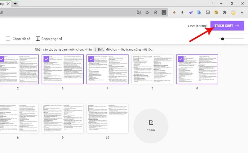 Cách cắt file PDF lấy trang tùy ý trên máy tính đơn giản nhất