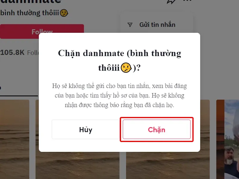 Cách chặn, bỏ chặn người dùng TikTok đơn giản, nhanh chóng