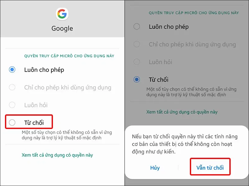 Cách chặn điện thoại Android âm thầm nghe lén một cách đơn giản