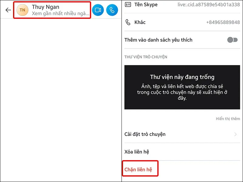 Cách chặn liên hệ Skype trên điện thoại và máy tính cực dễ