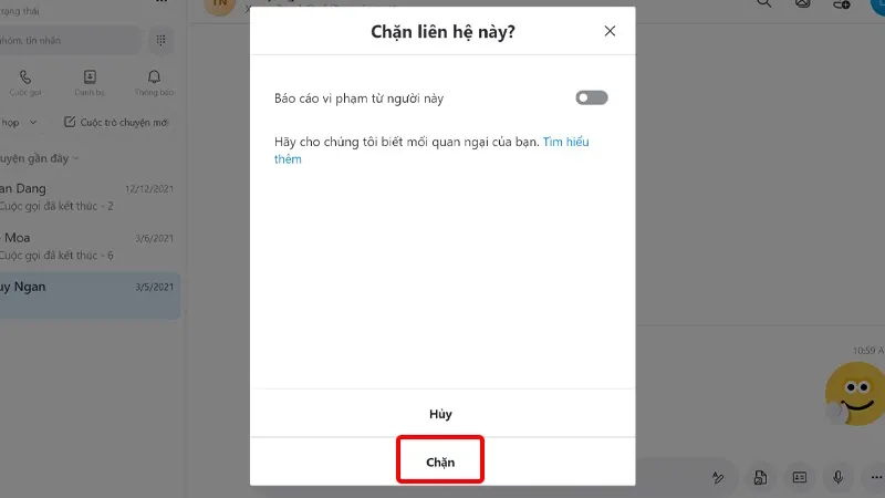 Cách chặn liên hệ Skype trên điện thoại và máy tính cực dễ