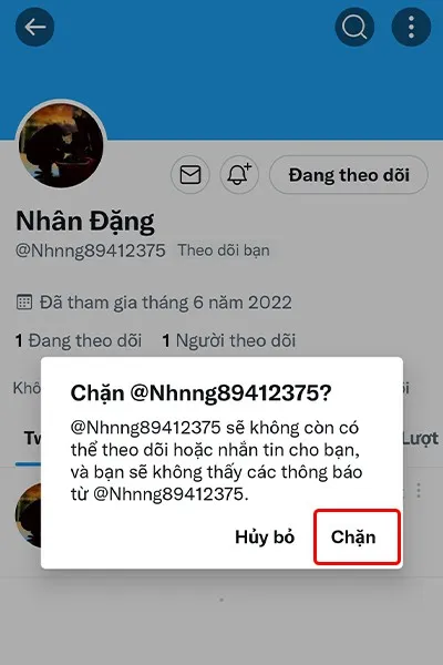 Cách chặn người dùng Twitter trên điện thoại và máy tính cực nhanh