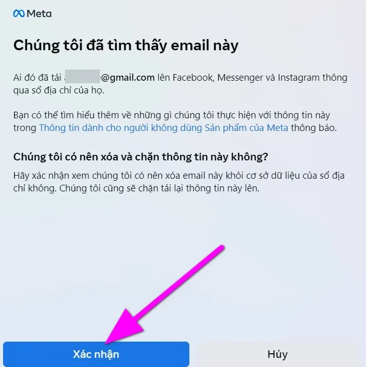 Cách chặn người khác tải số điện thoại hoặc email của bạn lên Facebook