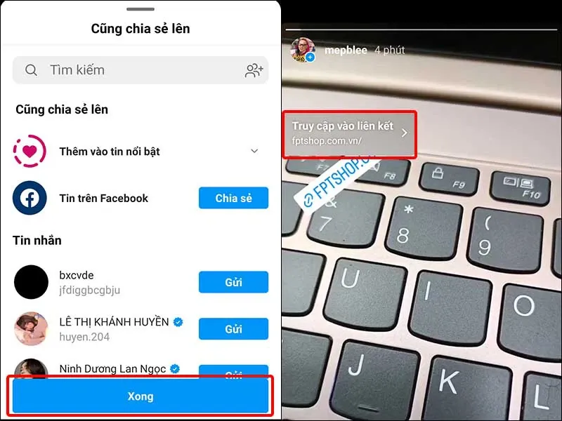 Cách chèn link vào Story trên Instagram cực dễ