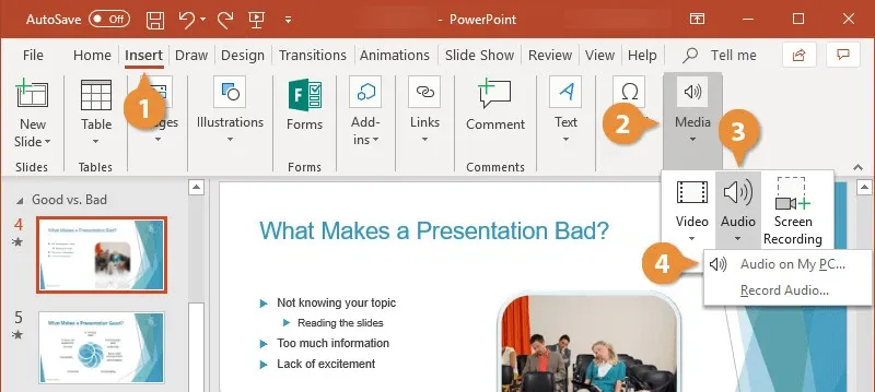 Cách chèn nhạc vào PowerPoint ai cũng nên biết