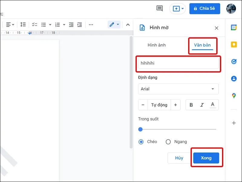 Cách chèn Watermark trong Google Docs siêu đơn giản