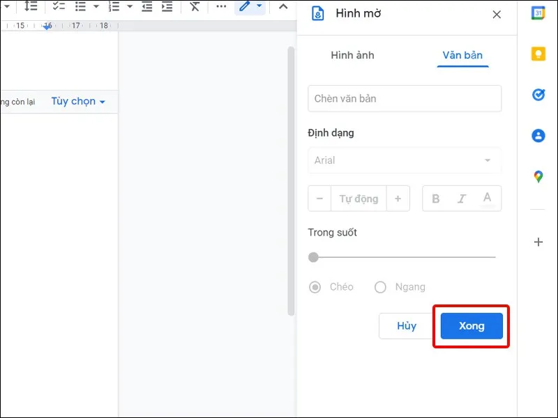 Cách chèn Watermark trong Google Docs siêu đơn giản