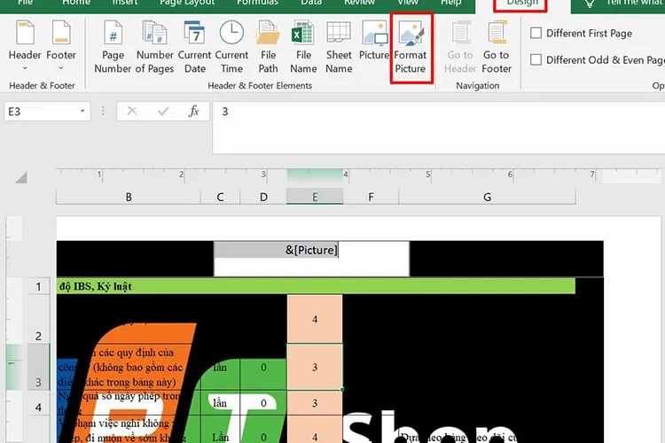 Cách chèn Watermark vào Excel cho tất cả các trang tính cực đơn giản trong “phút mốt”