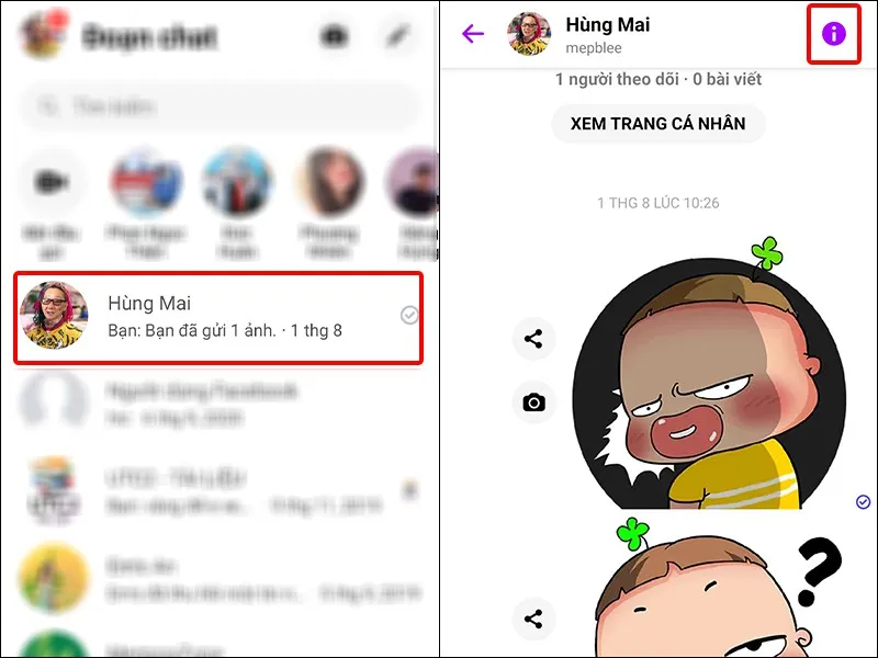 Cách chia sẻ ảnh trực tiếp từ Messenger sang Zalo trên điện thoại cực dễ