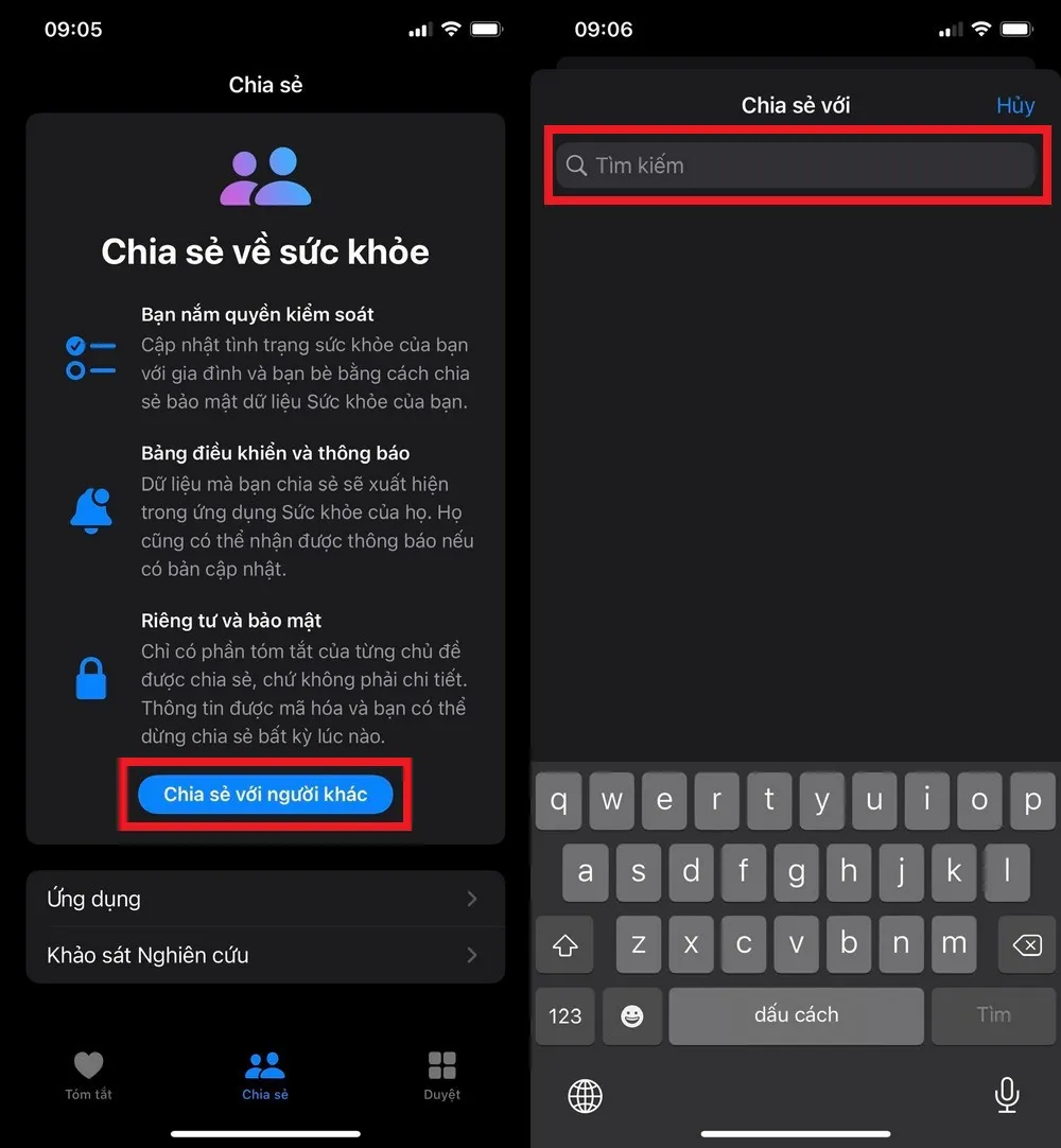 Cách chia sẻ dữ liệu sức khỏe trên iPhone chạy iOS 15 cho bạn bè, người thân vô cùng hữu ích