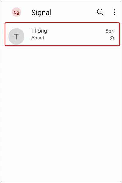 Cách chia sẻ liên hệ trong danh bạ trên ứng dụng Signal đơn giản, nhanh chóng