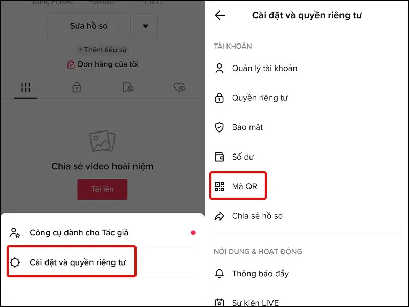 Cách chia sẻ mã QR tài khoản TikTok cá nhân sang Zalo cực dễ