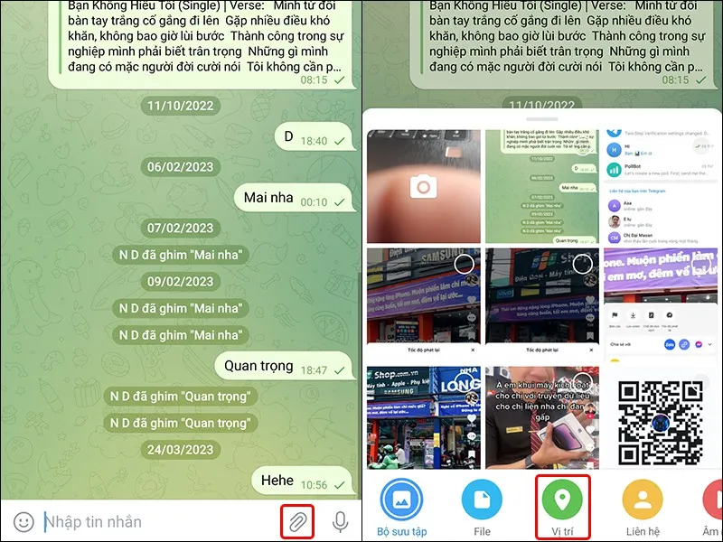 Cách chia sẻ vị trí của bạn trên ứng dụng Telegram vô cùng nhanh chóng