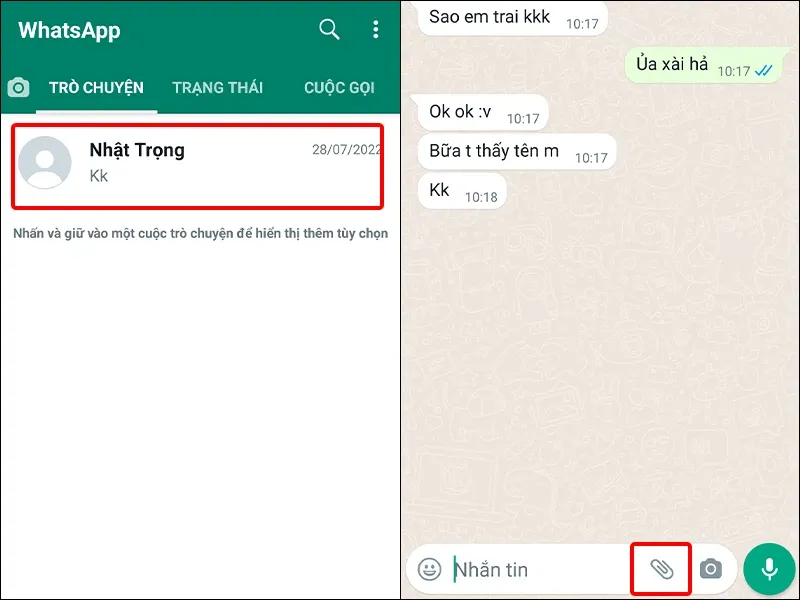 Cách chia sẻ vị trí hiện thời bằng ứng dụng WhatsApp cực nhanh chóng