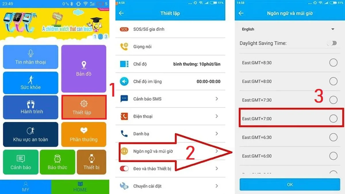 Cách chỉnh giờ trên đồng hồ thông minh trẻ em đơn giản, nhanh chóng tại nhà