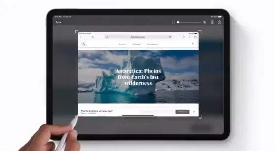 Cách chỉnh sửa ảnh chụp màn hình trên iPad bằng Apple Pencil