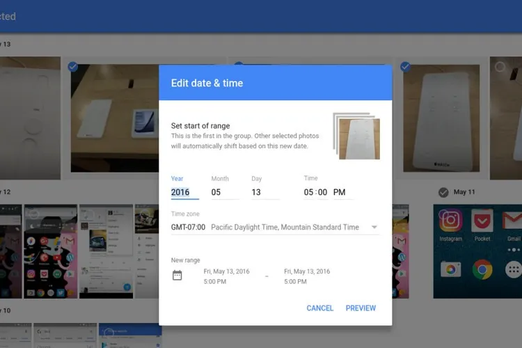 Cách chỉnh sửa ngày và giờ nội dung trong Google Photos