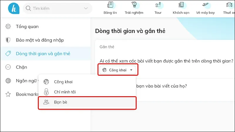 Cách chỉnh sửa quyền riêng tư trên Hahalolo vô cùng dễ dàng