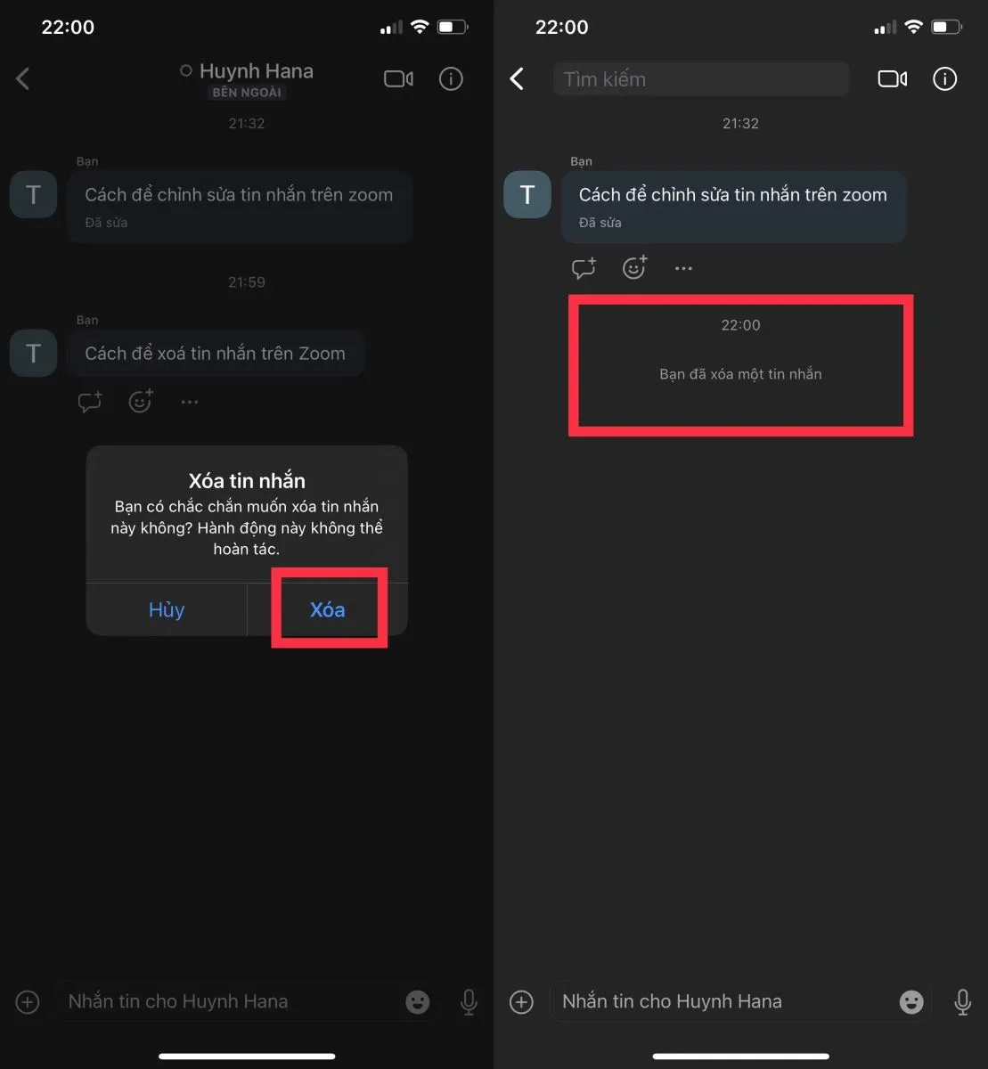 Cách chỉnh sửa và cách xóa tin nhắn trên Zoom vô cùng đơn giản