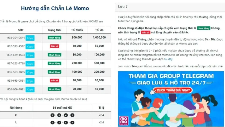 Cách chơi chẵn lẻ Momo : Bật mí cho bạn bí quyết và kinh nghiệm để chiến thắng