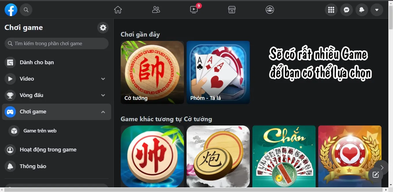 Cách chơi game trên Messenger máy tính, điện thoại mới nhất 2021