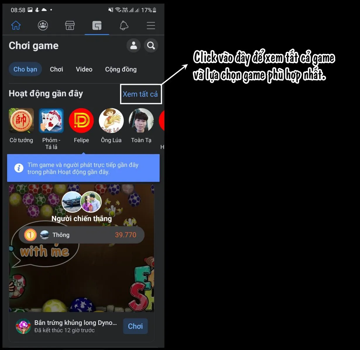 Cách chơi game trên Messenger máy tính, điện thoại mới nhất 2021