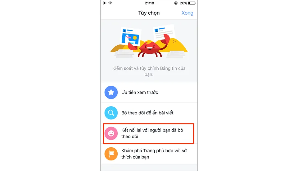 Cách chuộc lại lỗi lầm sau khi ấn nhầm nút Unfollow trên Facebook