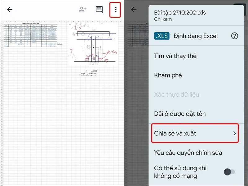 Cách chuyển file XLSX trong Google Trang tính sang PDF đơn giản