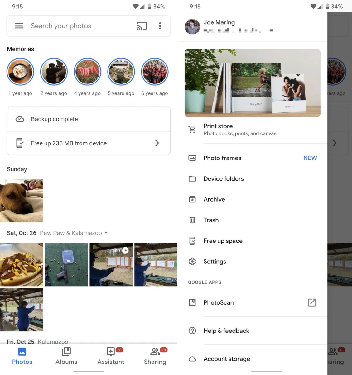 Cách chuyển hình ảnh từ Facebook sang Google Photos