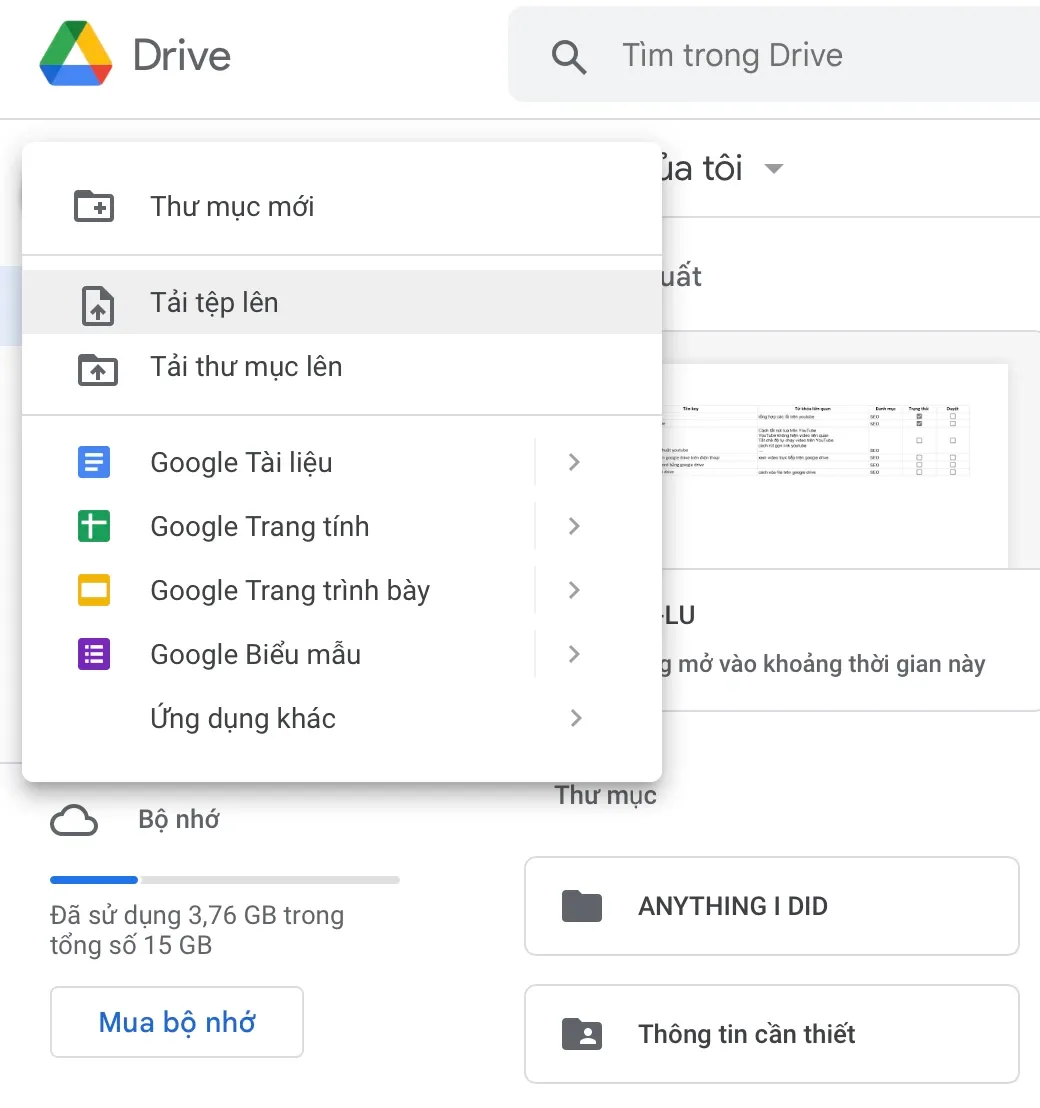 Cách chuyển PDF sang Word bằng Google Drive cực kì đơn giản