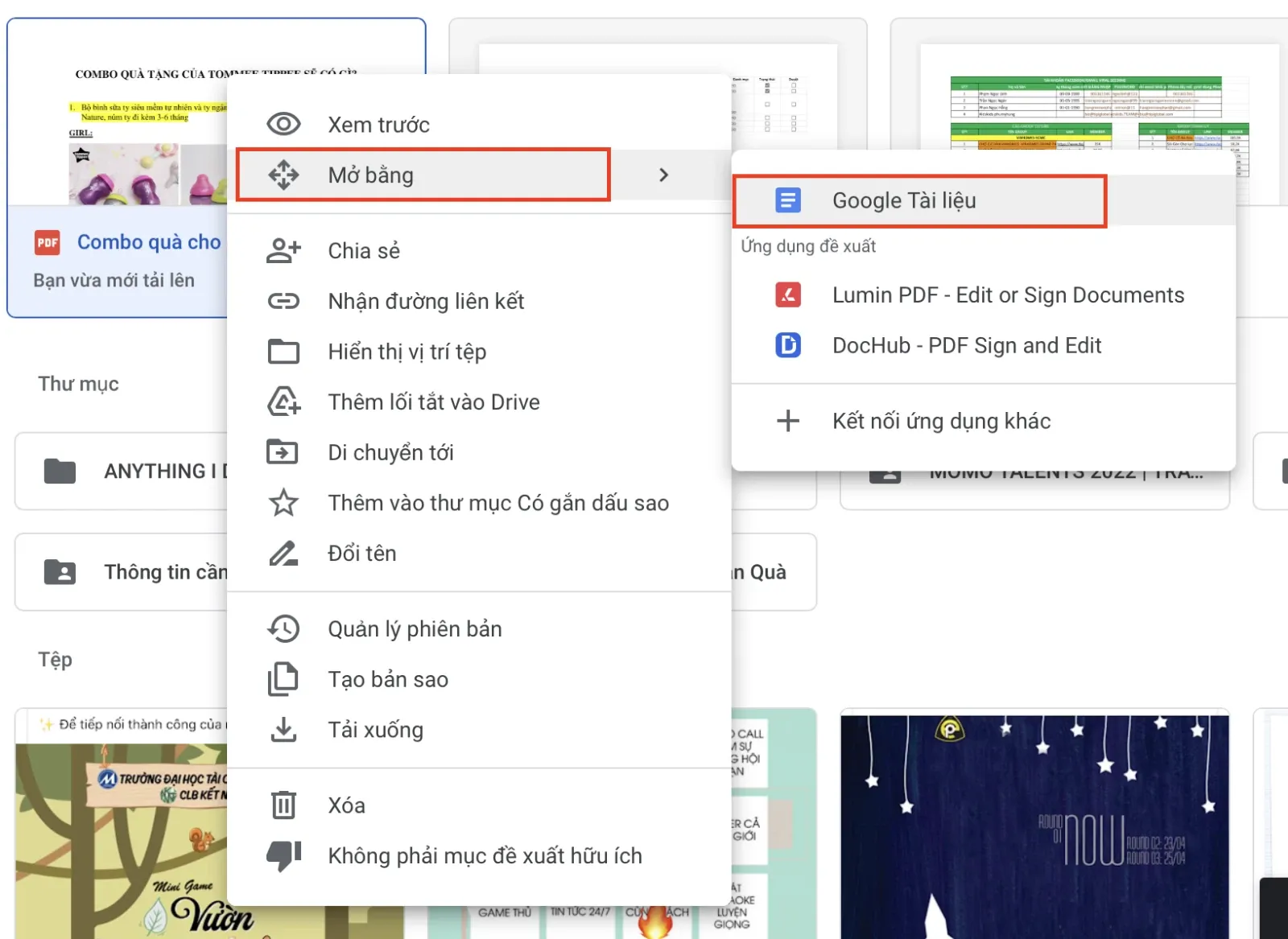 Cách chuyển PDF sang Word bằng Google Drive cực kì đơn giản