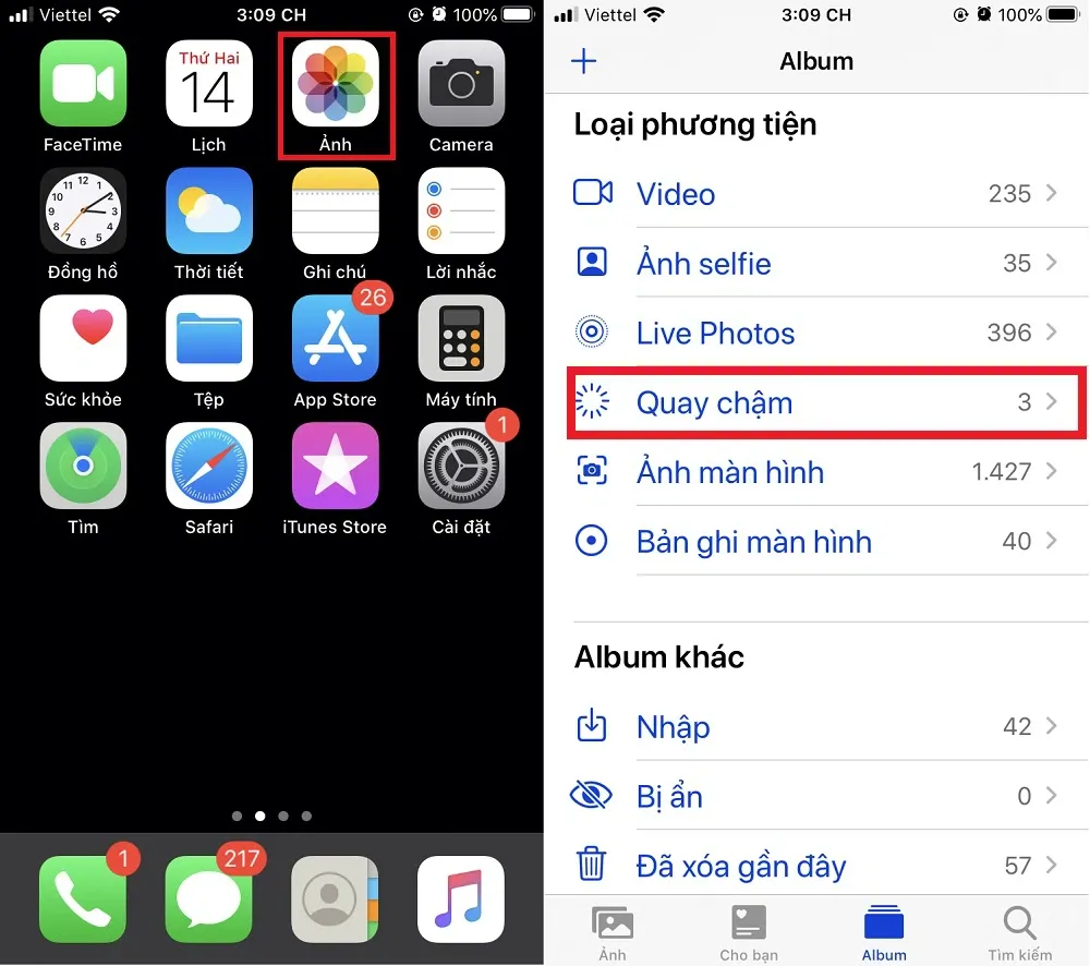 Cách chuyển video quay chậm thành video bình thường trên iPhone/iPad