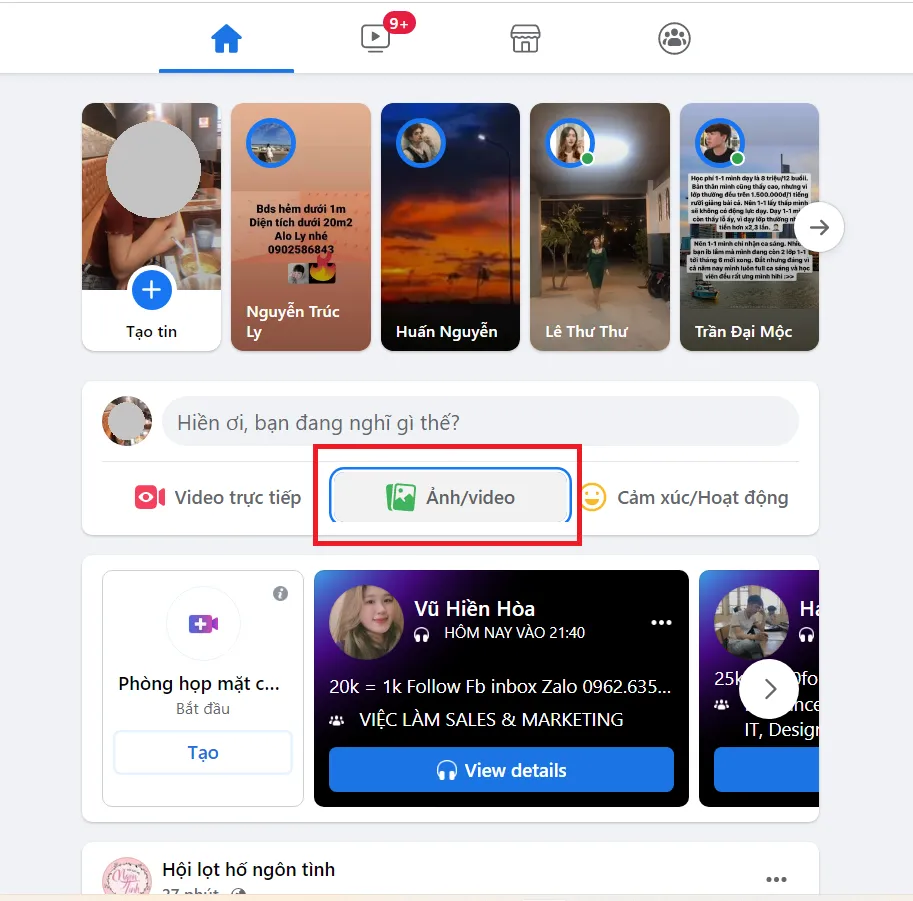 Cách đăng ảnh từ điện thoại lên Facebook trên máy tính có thể bạn chưa biết