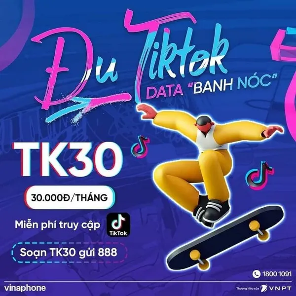 Cách đăng ký gói TikTok VinaPhone: Trải nghiệm xem không giới hạn dành cho người dùng