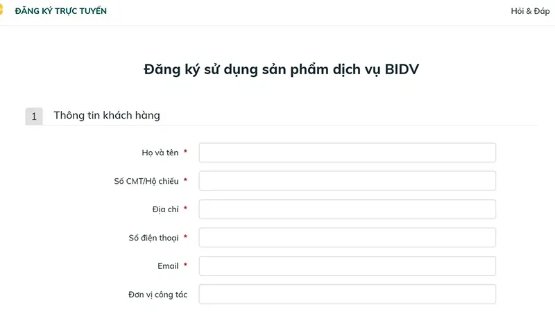 Cách đăng ký SMS Banking BIDV cực đơn giản, nhanh chóng