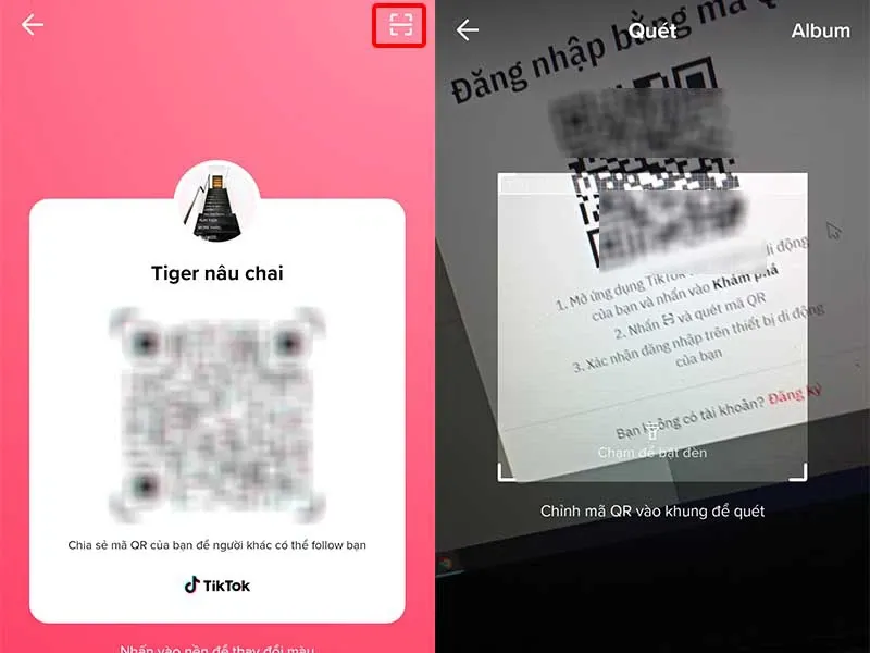 Cách đăng nhập TikTok trên máy tính bằng mã QR cực dễ