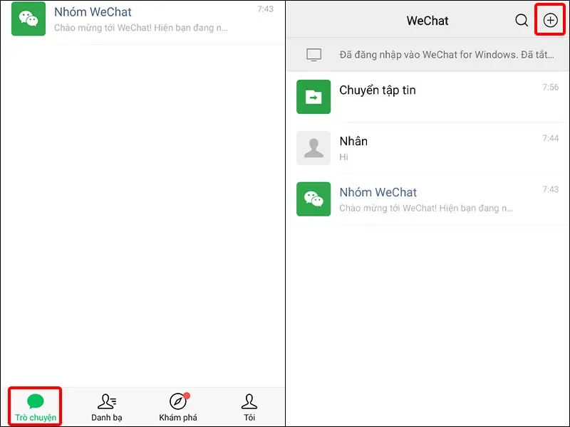 Cách đăng nhập Wechat trên máy tính đơn giản, nhanh chóng