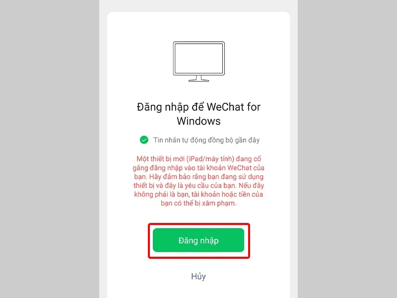 Cách đăng nhập Wechat trên máy tính đơn giản, nhanh chóng