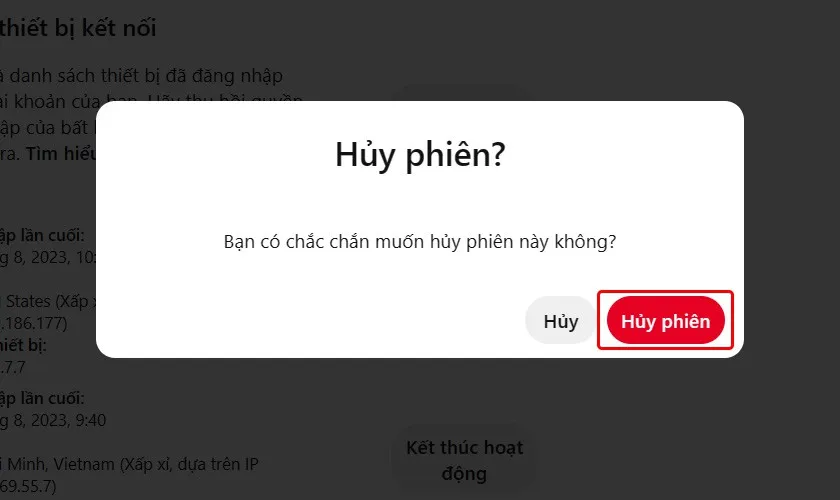 Cách đăng xuất tài khoản Pinterest từ xa vô cùng an toàn và nhanh chóng