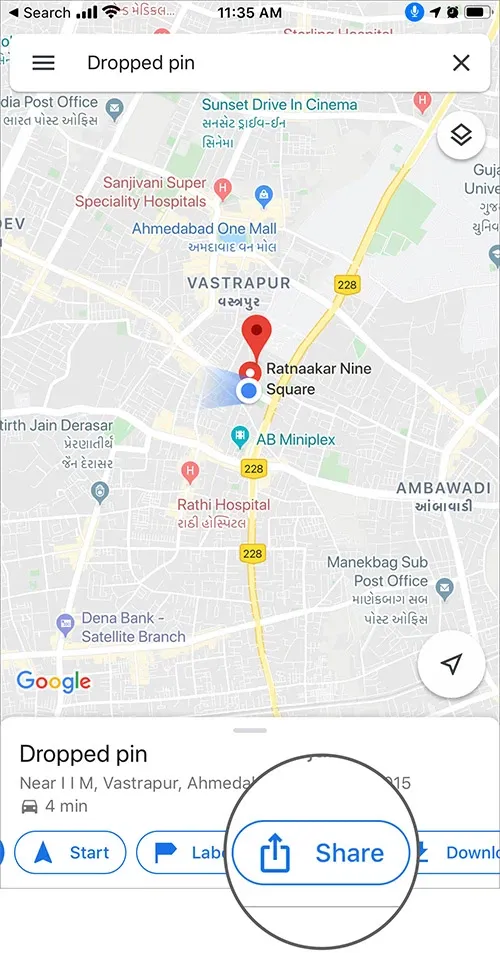 Cách đánh dấu địa điểm trong Google Maps trên điện thoại