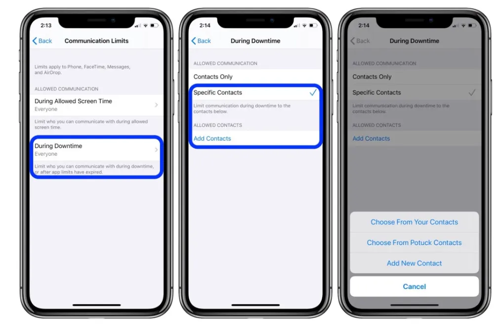 Cách đặt giới hạn giao tiếp iPhone cho trẻ với Screen Time trên iOS 13